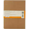 Набор блокнотов MOLESKINE Cahier Journal XLarge, линейка, бежевый, 3 шт. QP421